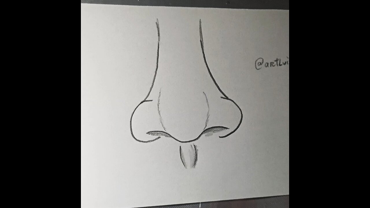 How to draw nose