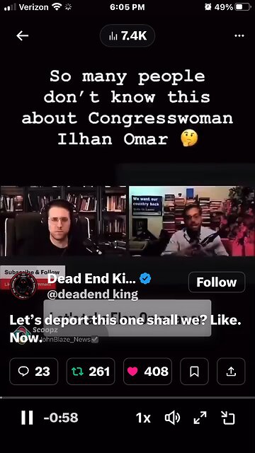 Let’s deport this one shall we? Like. Now.