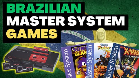 The Master System in Brazil | All Master System TecToy Games