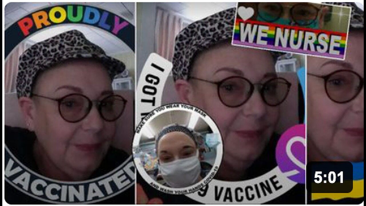 PROUD RAINBOW NURSE SYLVIA IS AT THE END OF HER SPIKE!