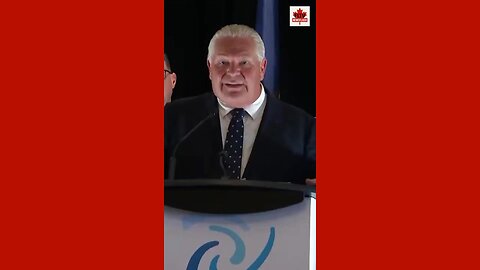 Doug Ford unloads on President Trump and calls Mark Carney SMART!