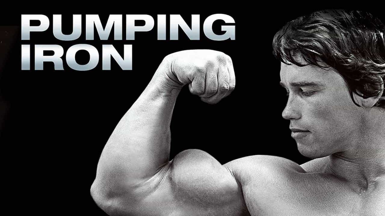PUMPING IRON - ARNOLD SCHWARZENEGGER AND LOU FERRINO