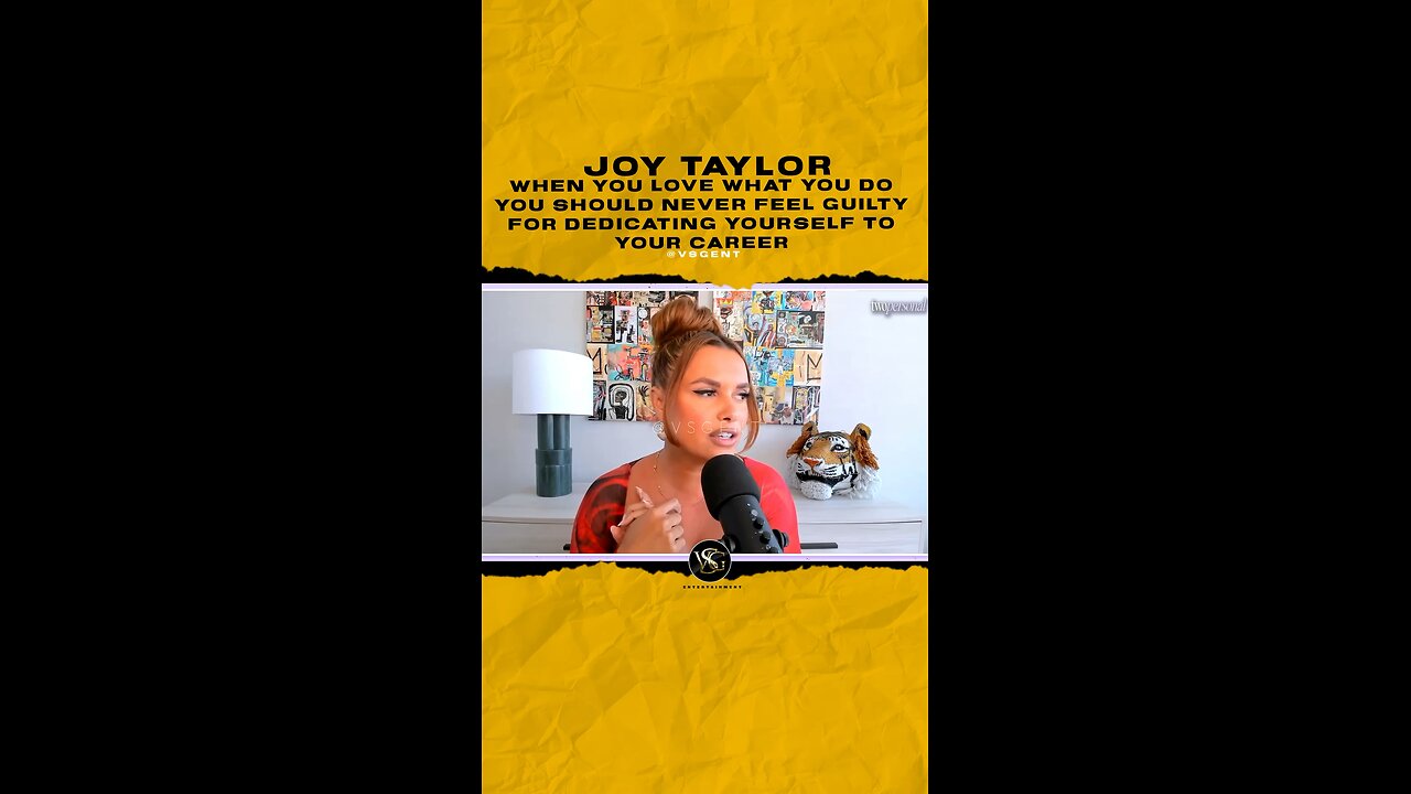 @joytaylor When u❤️what u do u should never feel guilty for dedicating yourself to ur career.