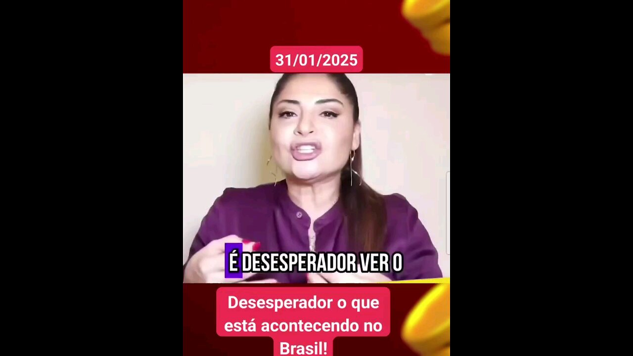 A jornalista falou e disse.