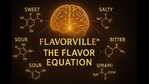 The Flavor Equation 🍽️🧠 | How Taste Triggers the Brain | FlavorVille™ Educational Science