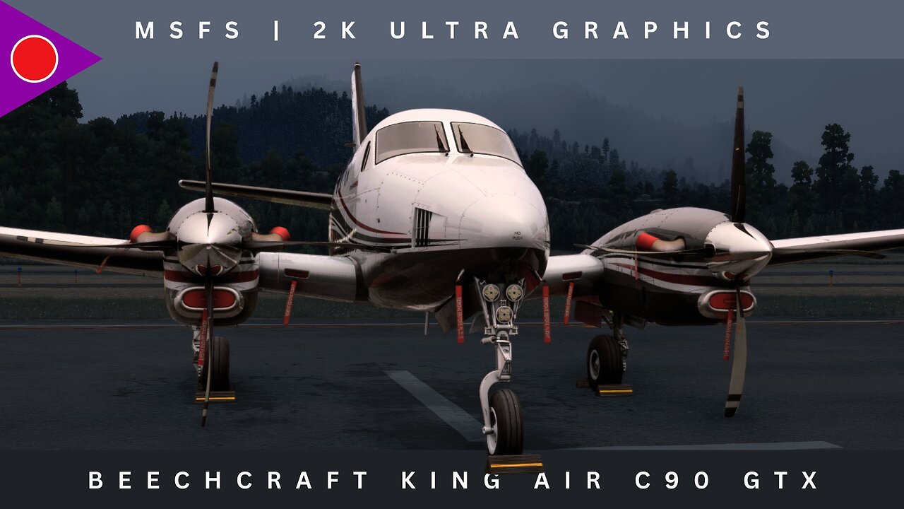 Lake Tahoe to reno! | Beechcraft King Air C90 GTX | MSFS 2024 | Ultra Graphics