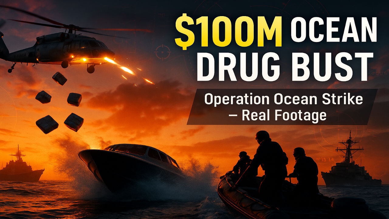 US Navy OPENS FIRE in Wild Ocean Chase | Cartel Speedboat Busted With 4,475 lbs of Cocaine!