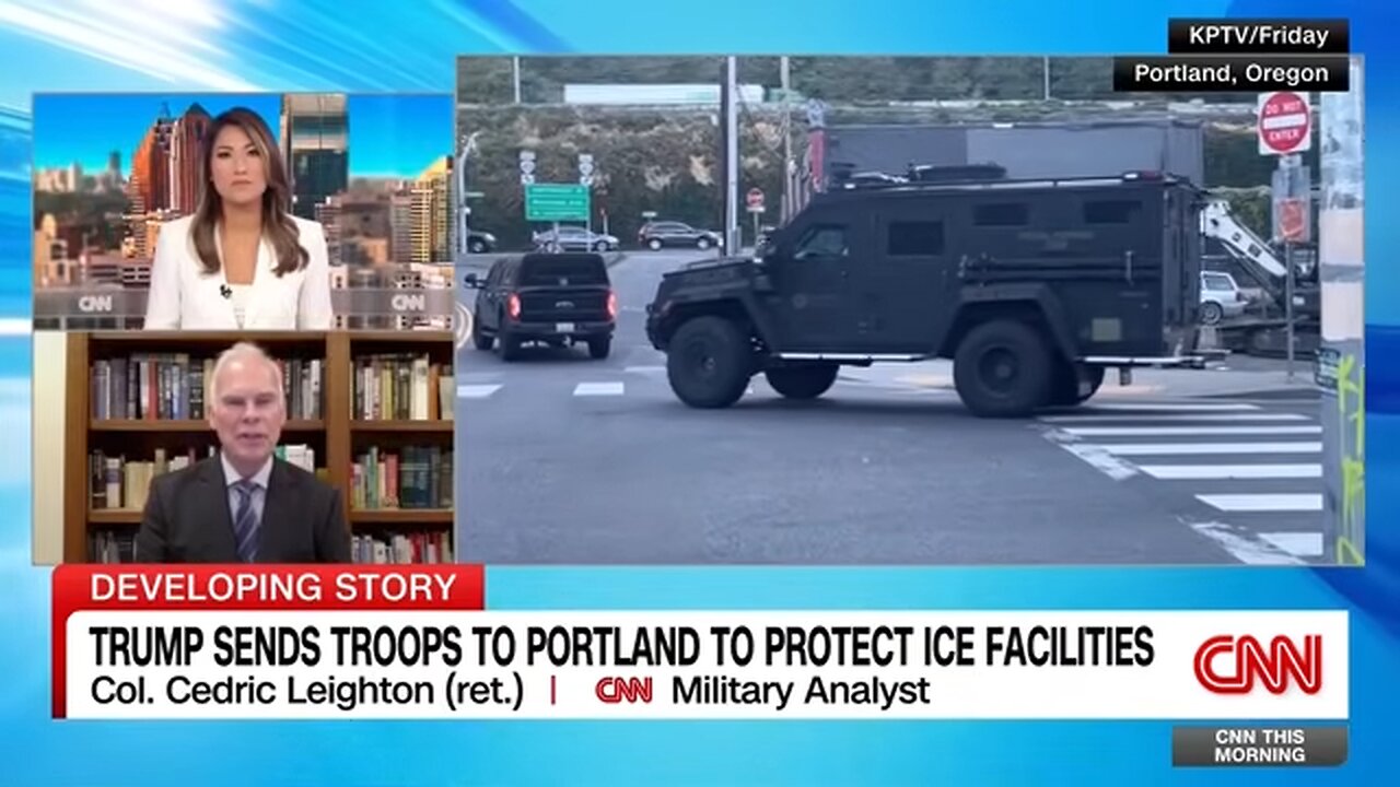 ‘It is definitely a slippery slope’: CNN military analyst reacts to Trump’s plan for Portland