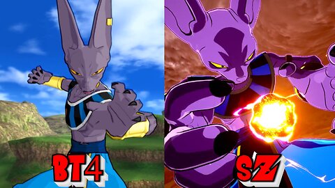 Beerus - Dragon Ball Sparking Zero VS Budokai Tenkaichi 4