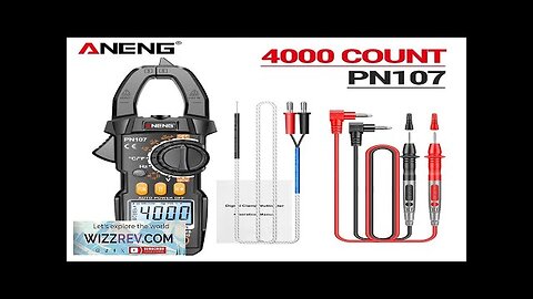 Upgrade ANENG PN107 Multifunctional Clamp Meter with AC/DC Voltage AC Current Resistance Review