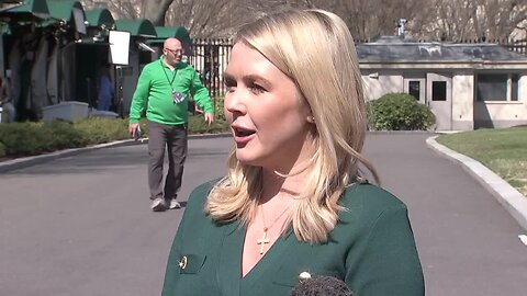 White House press secretary KarolineLeavitt Speaks to Reporters at White House