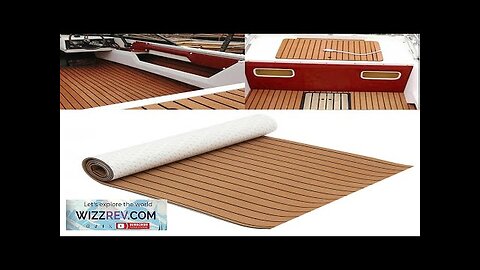 ELuto 240cm x 90cm x 5mm EVA Foam Teak Decking Sheet Boat Review