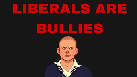 LIBERALS ARE BULLIES 💯💯