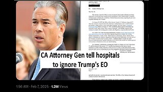 CA attorney general tells hospitals to ignore Trump EO and keep transing kids