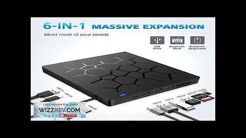 External CD/DVD Drive USB 3.0 Type-C 6 in 1 DVD Drive Player Review