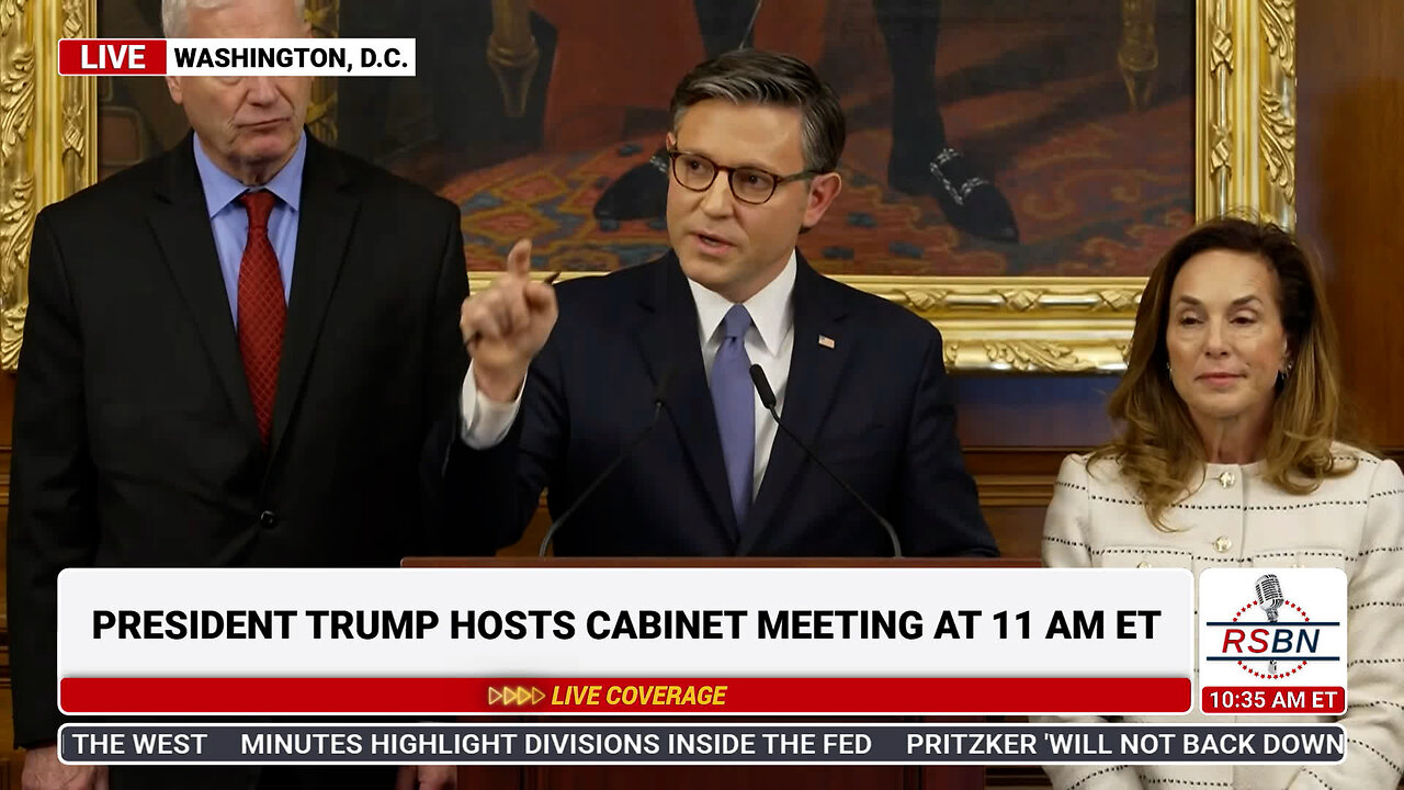 WATCH: Speaker Mike Johnson & GOP Leadership Hold a Press Conference for the Shutdown - 10/9/25