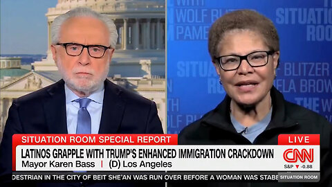 Karen Bass Says She's 'Sad' Hispanic American Border Patrol Agents Are Selling Out Their Race