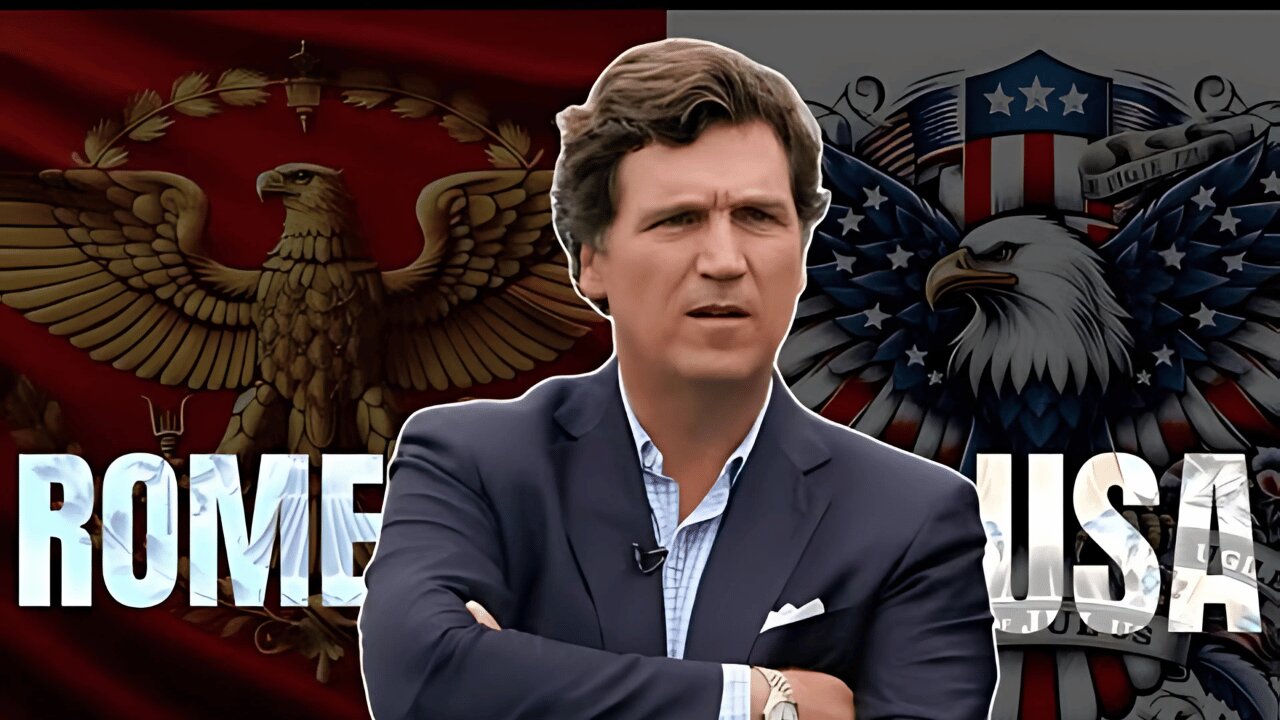 Tucker Carlson Explains How America's Decline Mirrors the Fall of the Roman Empire. #maga #redacted