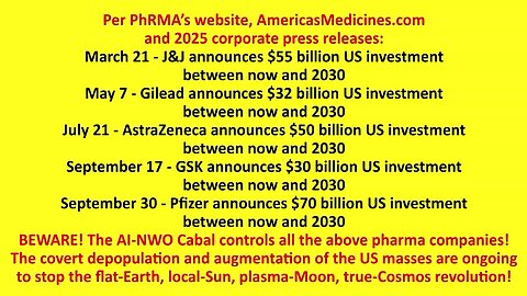 Covert Depopulation and Augmentation of the US Masses Are Ongoing to Stop the Flat-Earth Revolution!