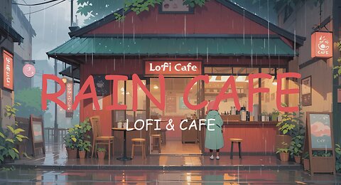 Lofi Cafe Music & Rain Sound ASMR / Relaxing, Concentration, Healing, Deep Sleep