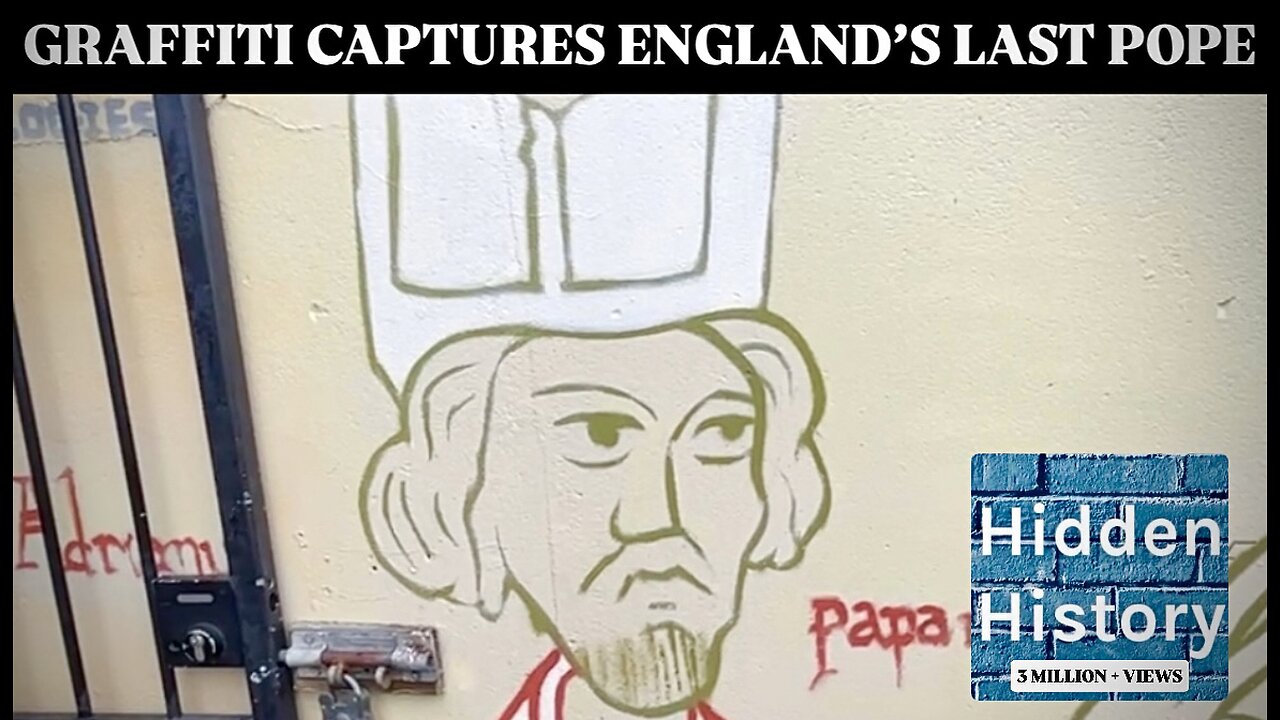 Medieval history - Graffiti honours England’s last Pope
