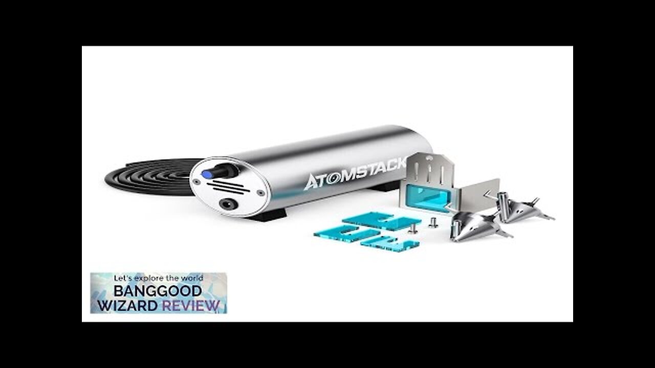 EU/US Direct Atomstack F30 Air Assist System for Laser Engraving Machine Laser Review