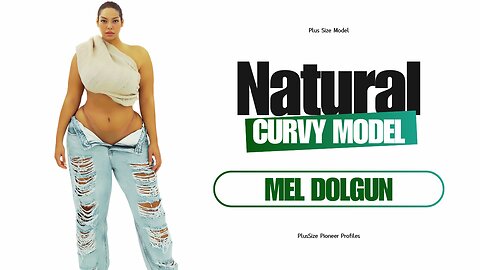 Meet Mel Dolgun: Netherlands’ Dutch Plus-Size Natural Curvy Model and Makeup Artist