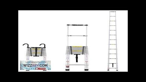 VEVOR Telescoping Extension Ladder 16.5FT Multi-button Retraction 419 LBS Review