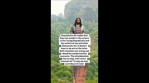 Republicans do realize that they can condemn the actions of the Young Republicans and Jay