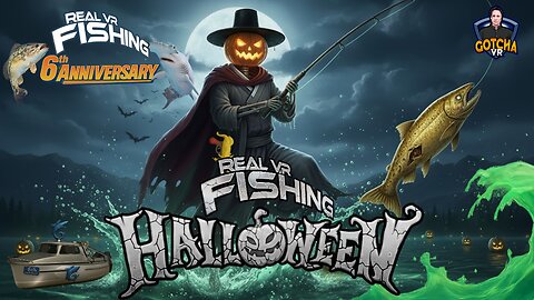 Real VR Fishing 6th Anniversary Halloween on Quest 3