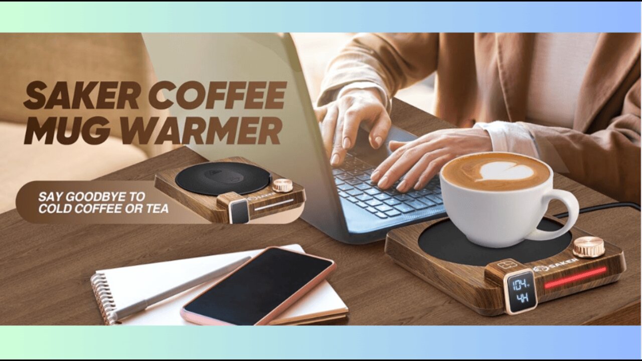 Coffee Mug Warmer with Mug for Desk