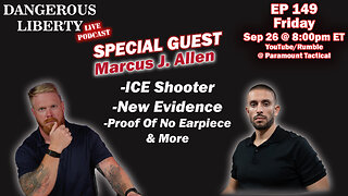 Dangerous Liberty Ep149 - Marcus Allen - Charlie Kirk New Evidence and Proof There Was No Earpiece