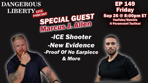Dangerous Liberty Ep149 - Marcus Allen - Charlie Kirk New Evidence and Proof There Was No Earpiece