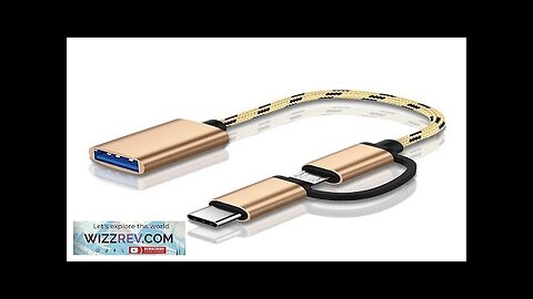 2in1 OTG Adapter USB3.0 to Type-C/Micro USB Adapter Converter for Mouse Keyboard Review