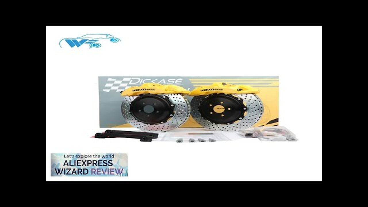 KOKO RACING car accessories GT6 brake kit 6 big pot yellow caliper Review