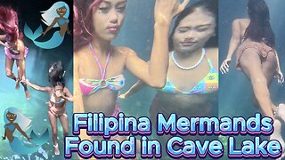 Beautiful Filipina Mermaids Discovered in Hidden Anda Cave Lake! Off Grid Bratz Living Philippines