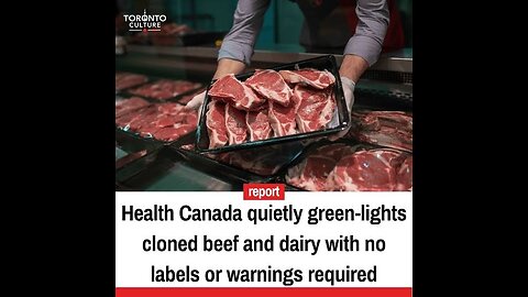 Breaking shocking Cloned Meats food Hits the shelves unlabelled govt approval