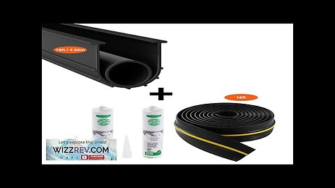 VEVOR Garage Door Threshold and Bottom Seals Kit 16 FT Universal Waterproof Review