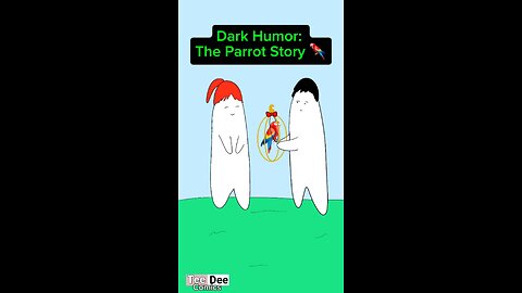 "Dark Humor: The Parrot Story" 🦜 #shorts #funny #animation
