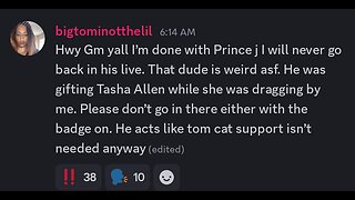 MessyCaller talks Tomi and PrinceJ, Tomi Tasha Allen