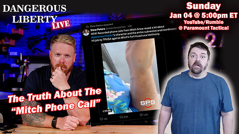 Dangerous Liberty LIVE - The Truth About The Mitch Snow Recording and Candace Owens Ft Huachuca Lies