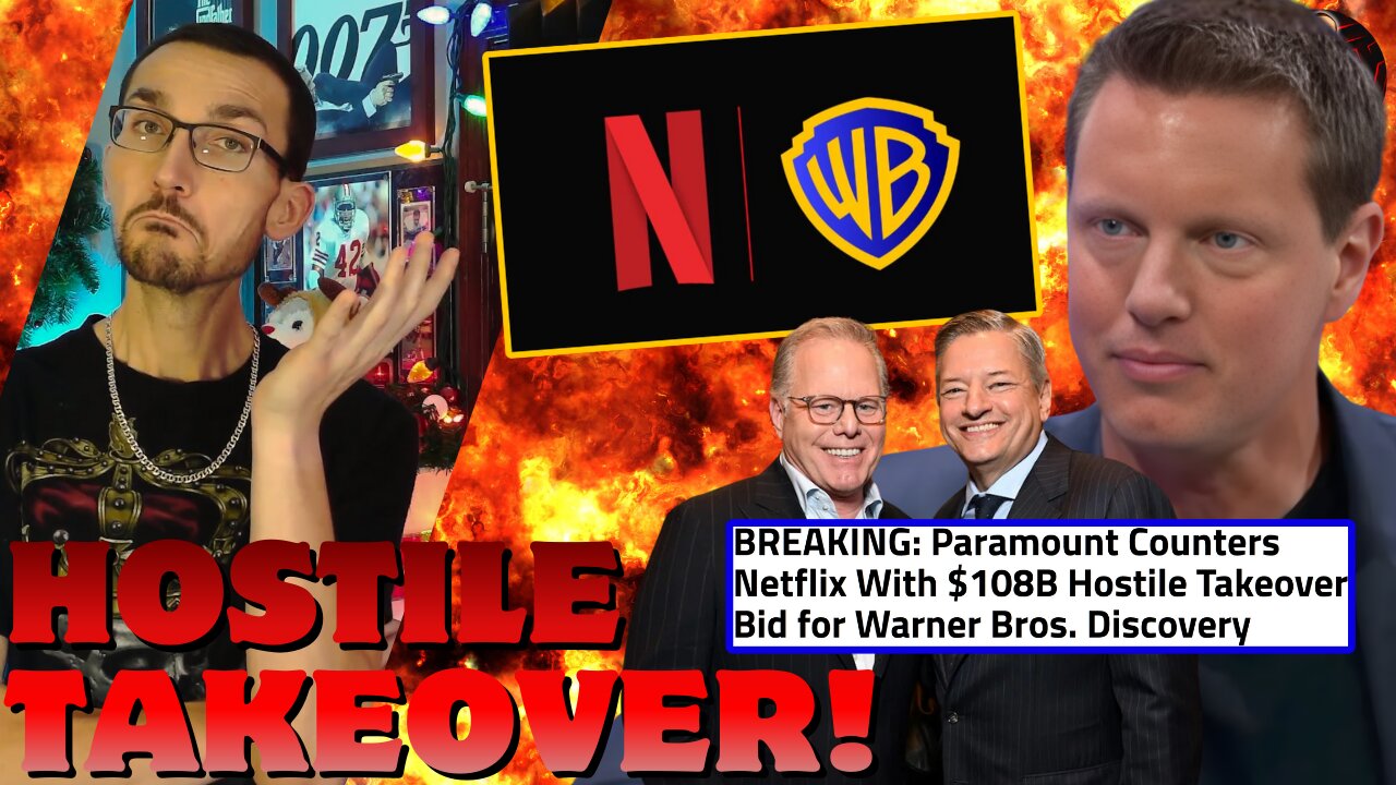 Paramount Launches a Hostile Takeover of Warner Bros After Losing to Netflix! This is Getting UGLY!