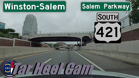 Salem Parkway in Winston-Salem, US 421 South