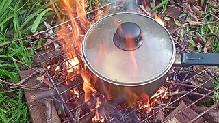 19, saving on electric bill by burning a few twigs,