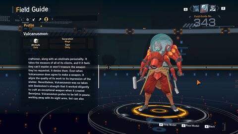 vulcanusmon all digivolution/de-digivolution/profile Digimon Story Time Stranger