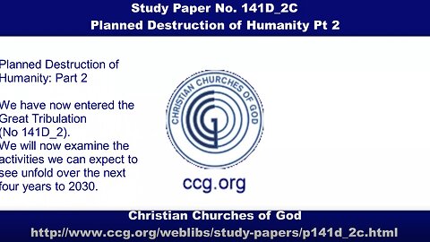Study Paper No. 141D_2C - Planned Destruction of Humanity: Part 2