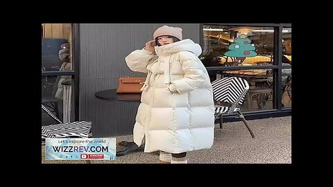 Black Winter Coat 2024 New Women's Thick Cotton Parka Jacket Korean Oversized Review