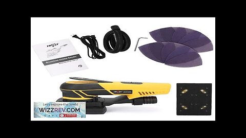 HYVST 350W 3A Electric Delta Random Orbital Sander Mouse Sander with Pluggable Review