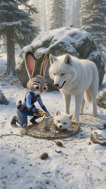 JUDY HOPPS Rescues Baby Wolf! 🐺🐰 Heartwarming Zootopia Story