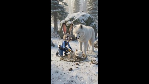 JUDY HOPPS Rescues Baby Wolf! 🐺🐰 Heartwarming Zootopia Story
